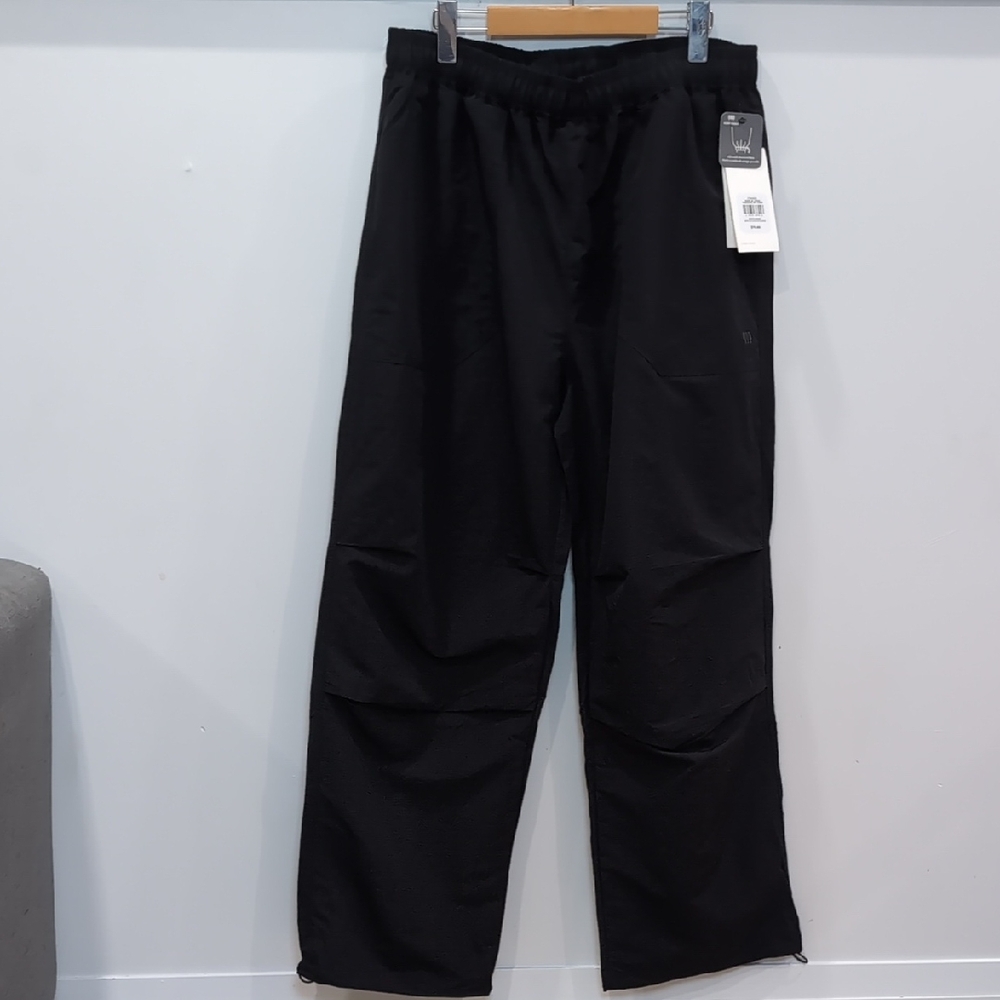 CORY VINES | Men's Black Tech Series Adjustable Drawstring Hem Leisure Pants